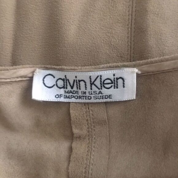 Calvin  Klein SZ 10 Suede dress - Picture 4 of 5